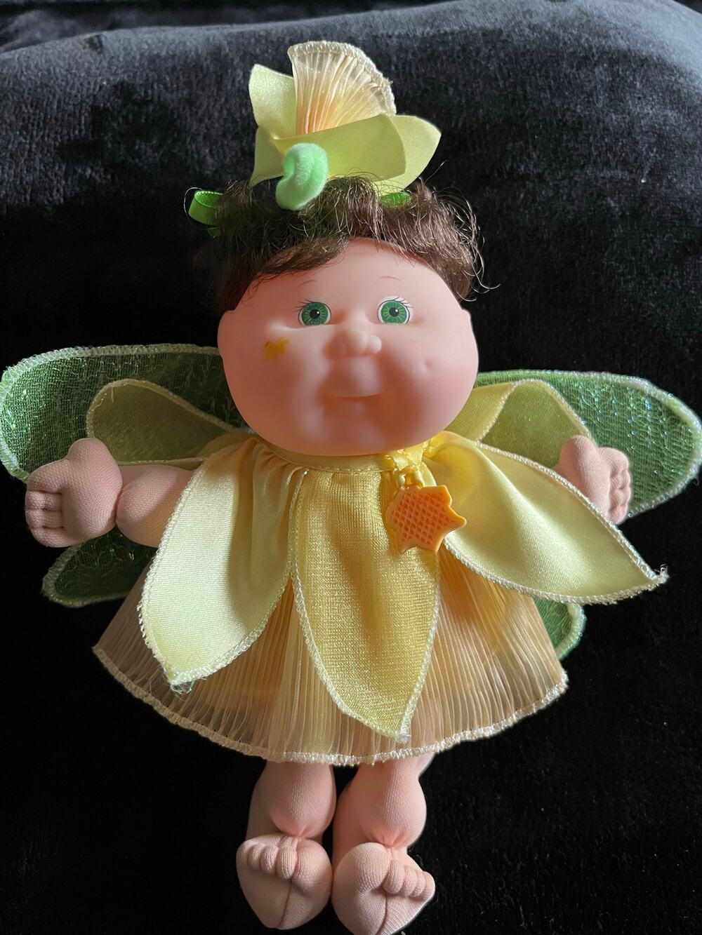 1995 Cabbage Patch Kids Daffodil Fairy Doll 8” Original Outfit